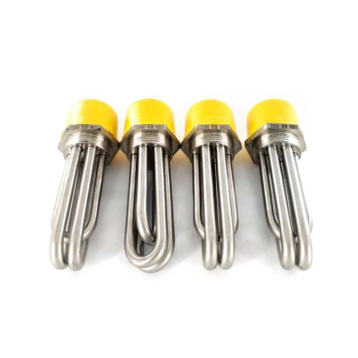 1kw 2kw 6kw 9kw Električna prirobnica Tubular Rod Potopni elementi grelnika vode